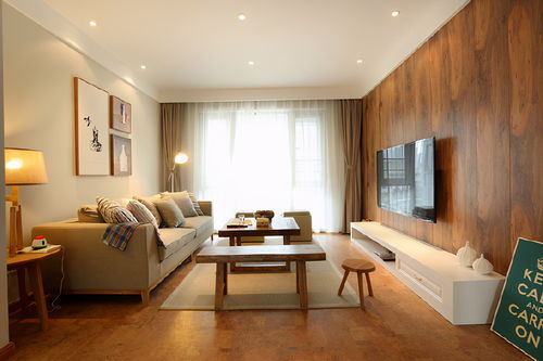 暖色系演繹溫馨美學，90㎡小家電視墻設計獲贊無數